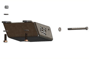 Ruffstuff Jeep Wrangler TJ Steering Box Skid Plate Far From Stock Ruffstuff