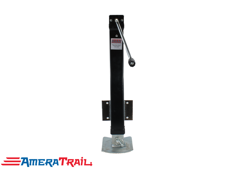 7K Drop Leg Bolt on Jack, Available w/ Different Size Mounting Plates - Made by Ram