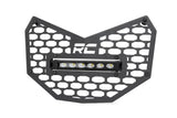 LED Light Grille Mount | 6" Black Slimline | Can-Am Maverick X3