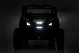 LED Light Grille Mount | 6" Black Slimline | Can-Am Maverick X3