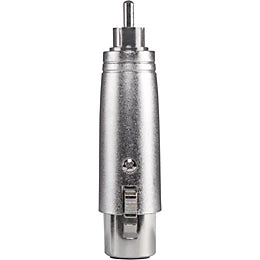 RCA Male to XLR Female Adapter TekShack