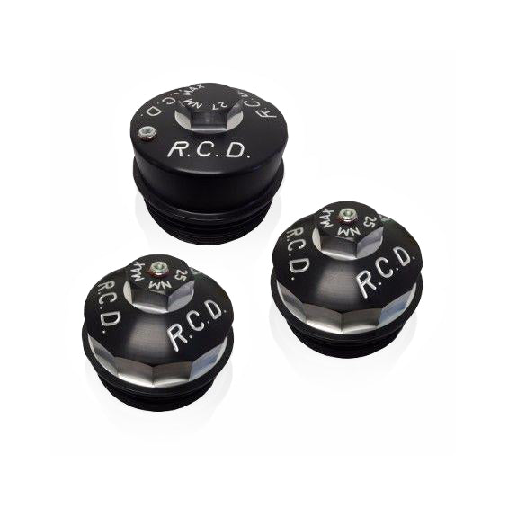6.4L Ford Power Stroke Billet Aluminum Filter Cap Kit