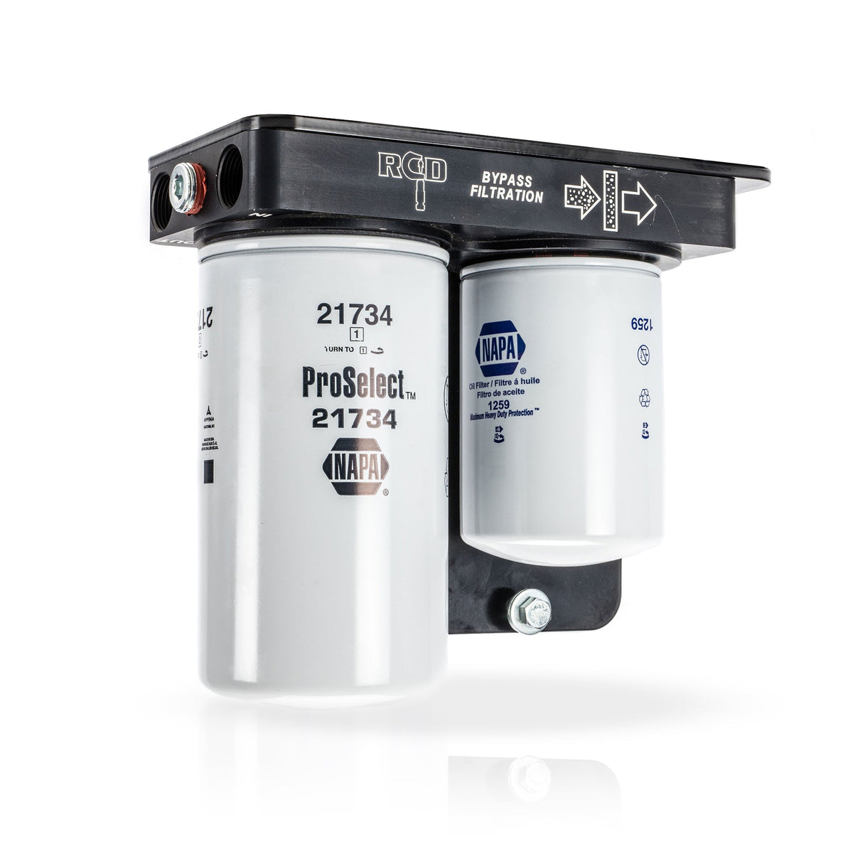 6.0L / 6.4L Ford Power Stroke Oil Filter Relocation & Bypass Filtration System