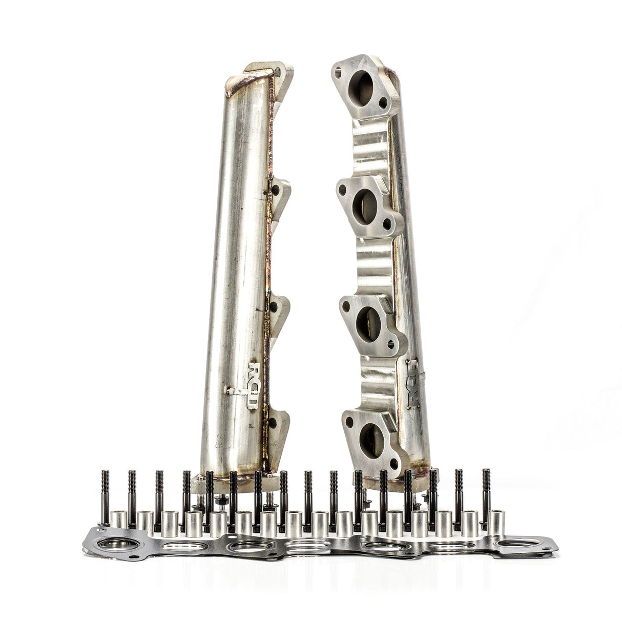 6.4L Ford Power Stroke 304 Stainless Steel Log Style Exhaust Manifolds