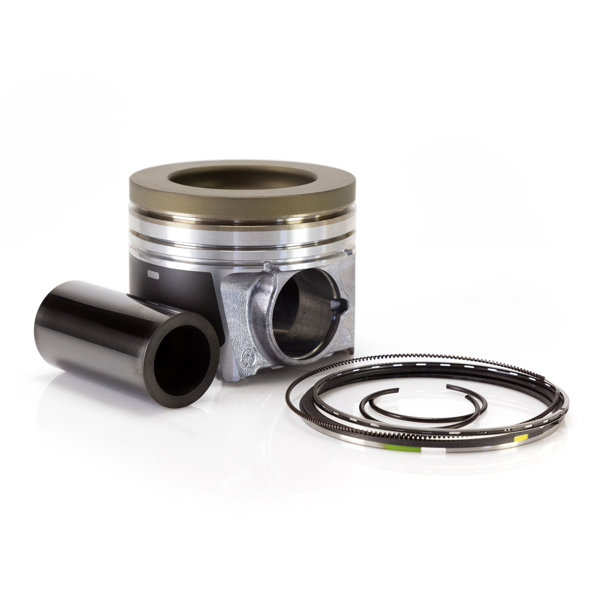 6.4L MAXXFORCE 7 Ford Power Stroke Ceramic Coated Single Piston Kit With Rings