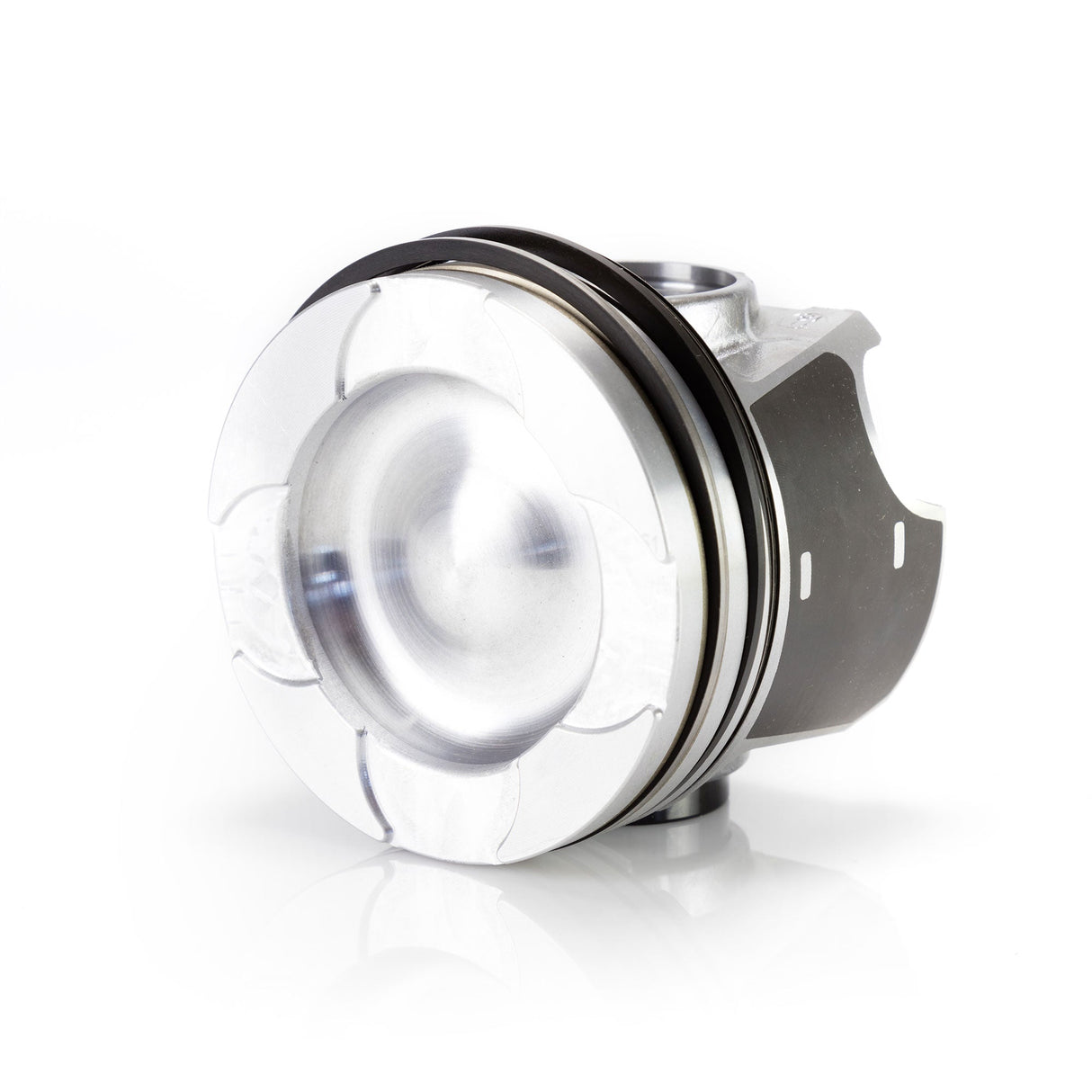 6.4L Ford Power Stroke Mahle Fly Cut and De-Lipped Piston Kit With Rings