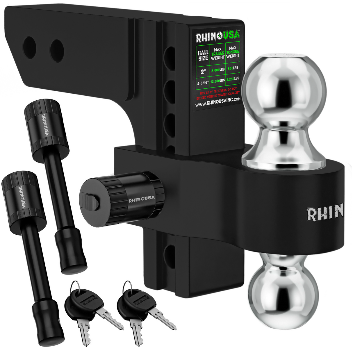 Adjustable Drop Hitch (2" Receivers)