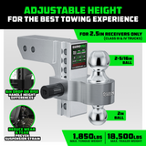 Adjustable Drop Hitch (2.5" Receivers)
