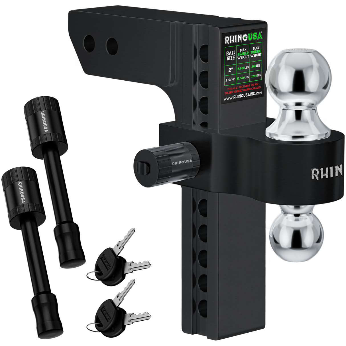 Adjustable Drop Hitch (2" Receivers)