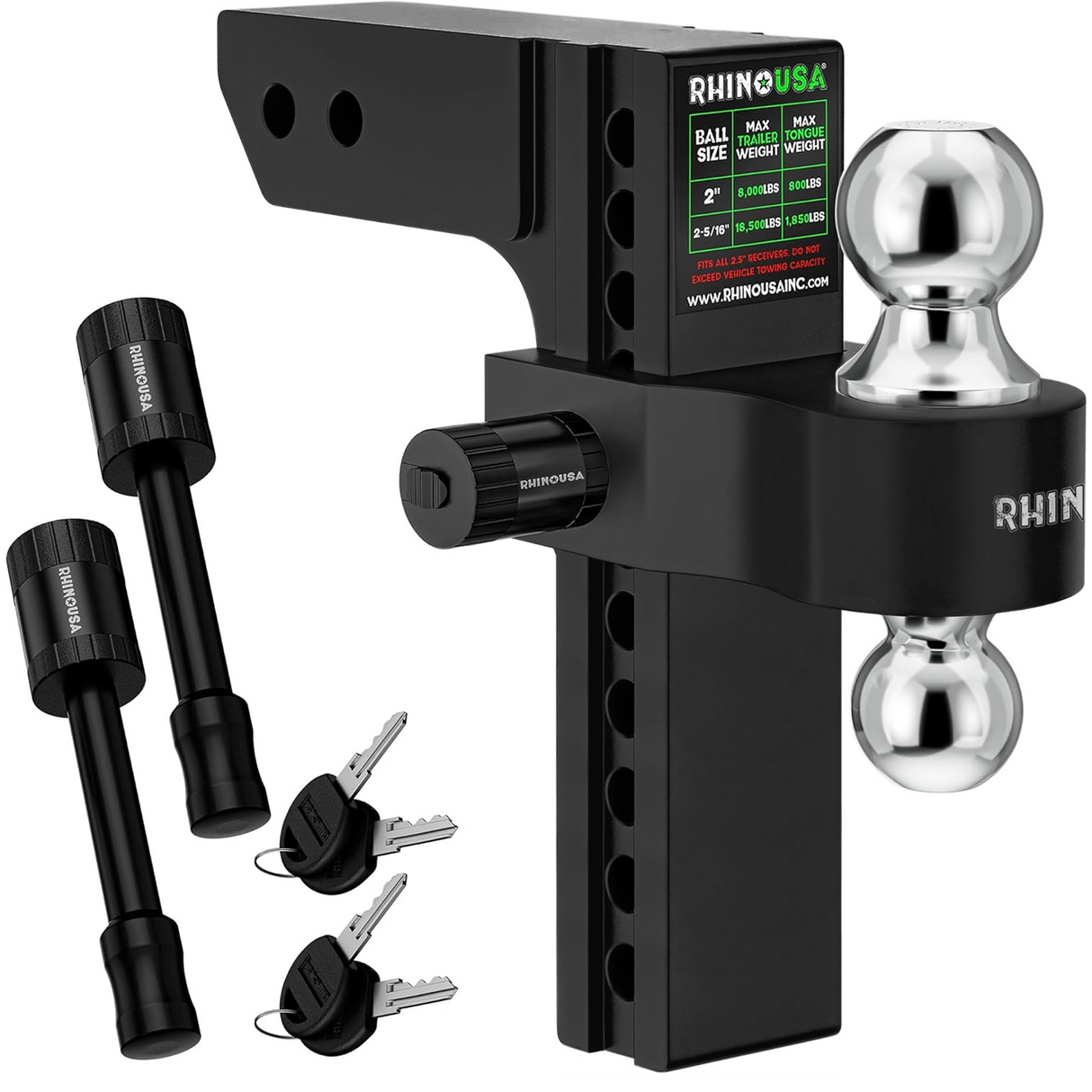 Adjustable Drop Hitch (2.5" Receivers)