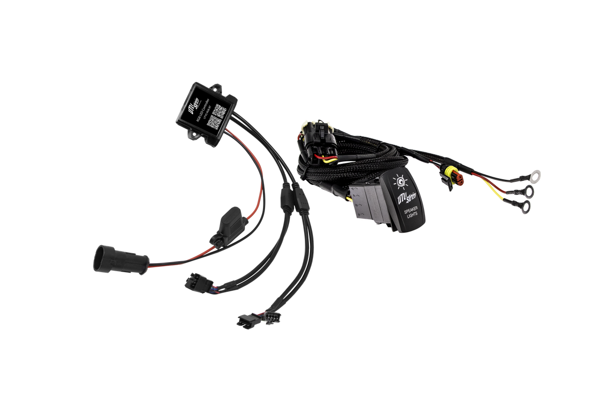 6.5" RGB LED Speaker Rings (Pair) | UTVS-65LSR UTV Stereo