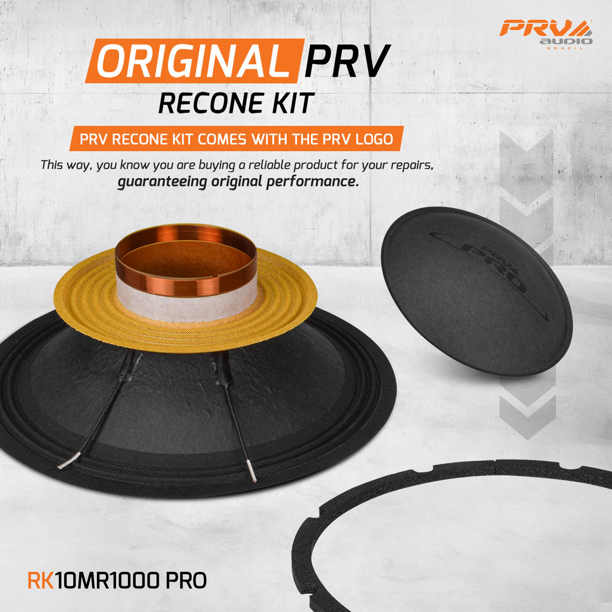 PRV Audio RK10MR1000 PRO Loudspeaker Recone Kit