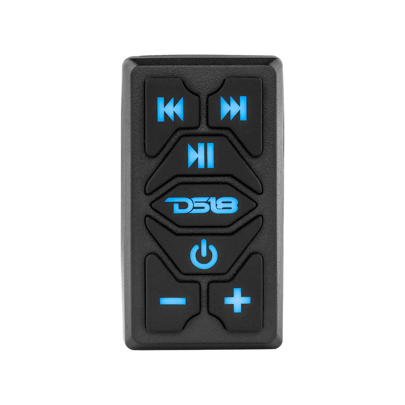 DS18 Marine And Powersports Waterproof Rocker Switch Bluetooth Audio Receiver With Controls