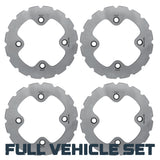 Polaris RZR XP TURBO/XP 4 TURBO/PRO XP/PRO XP 4/Turbo S 2016-2026 Ridge Rider Disc Brake Rotors Traild