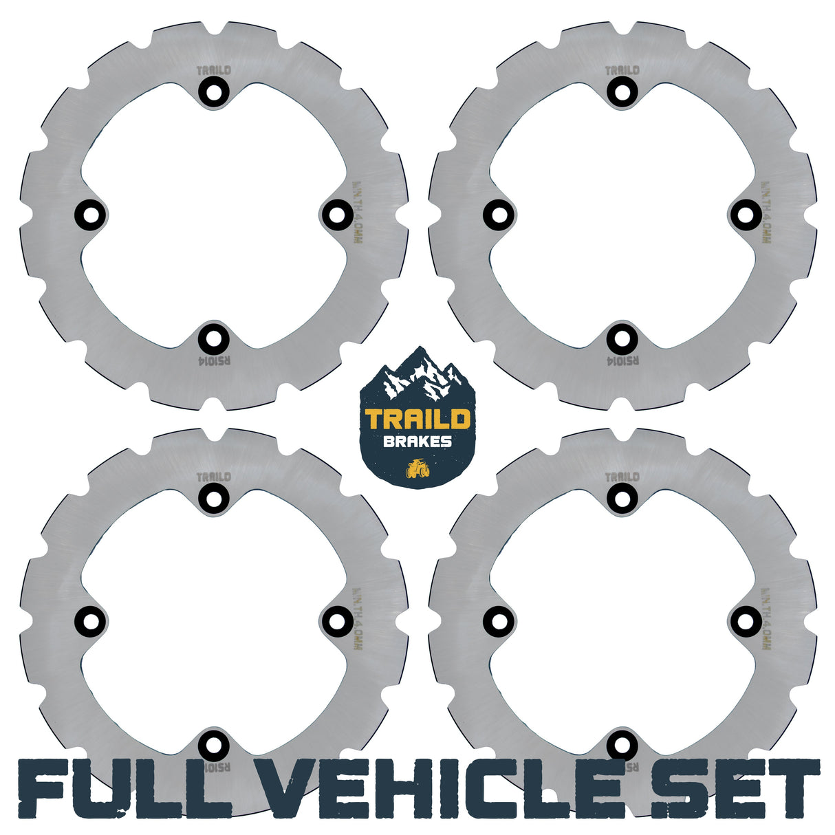 Can-Am Outlander 1000/850/650/450 6x6 2015-2026 Ridge Rider Disc Brake Rotor Kit Traild