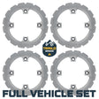 Kawasaki KRX/KRX4 1000 2020-2026 Ridge Rider Disc Brake Rotor Kit Traild