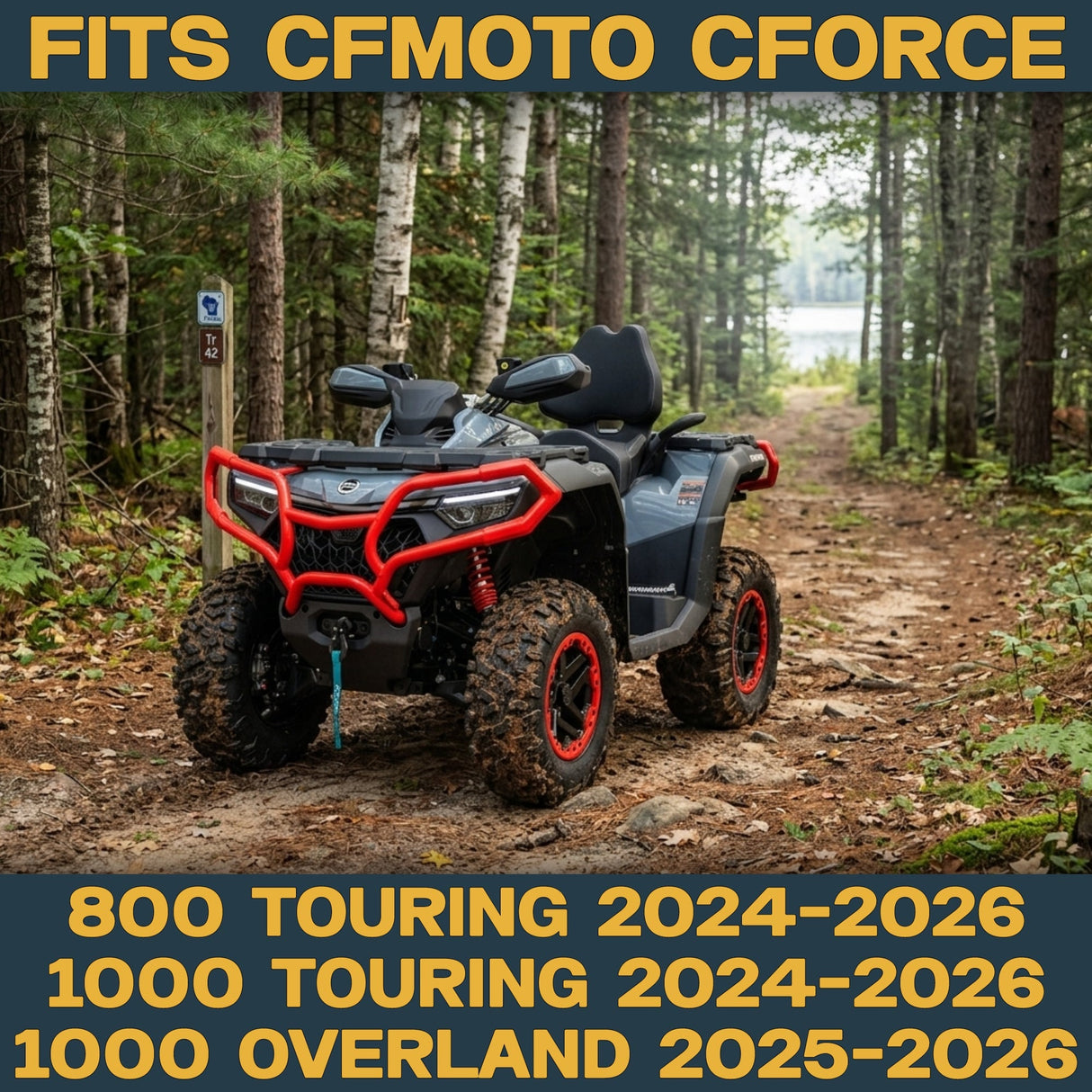 CFMoto CFORCE 800/1000 2024-2026 Ridge Rider Rotor and Pad Kit Traild