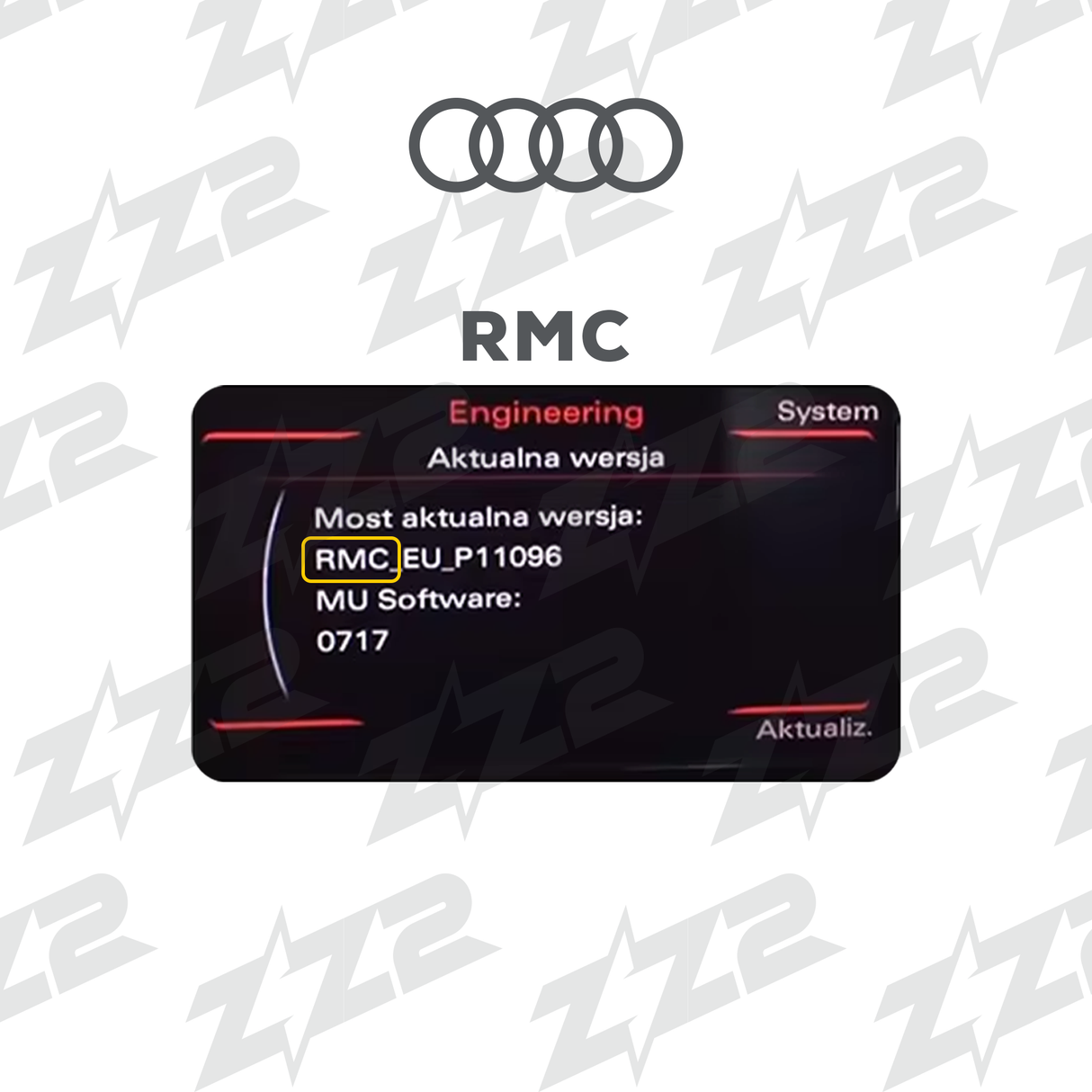 10.25" DIZZPLAY for AUDI A6/A7 (C7) 2012-2014 equipped with the RMC - LHD ZZ2