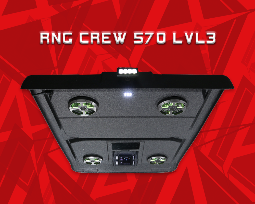 2016+ Polaris Ranger Crew 570 Midsize Stereo Tops (4-Seat) Polaris