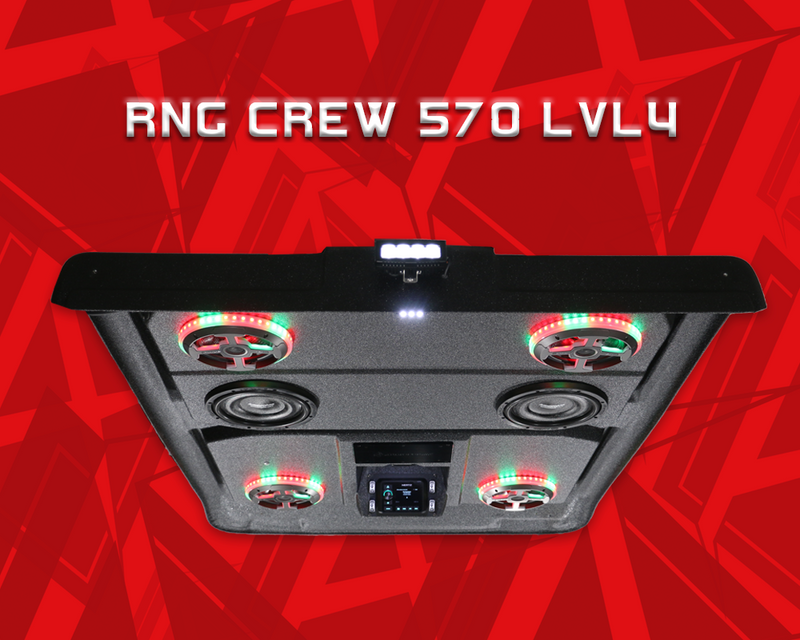 2016+ Polaris Ranger Crew 570 Midsize Stereo Tops (4-Seat)