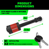2" Locking Trailer Hitch Pin