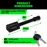2" Locking Trailer Hitch Pin
