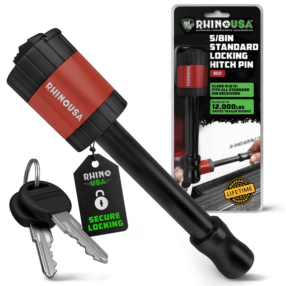 2" Locking Trailer Hitch Pin