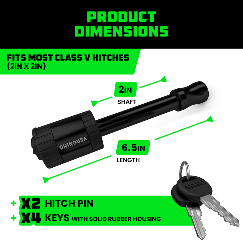 2" Locking Trailer Hitch Pin