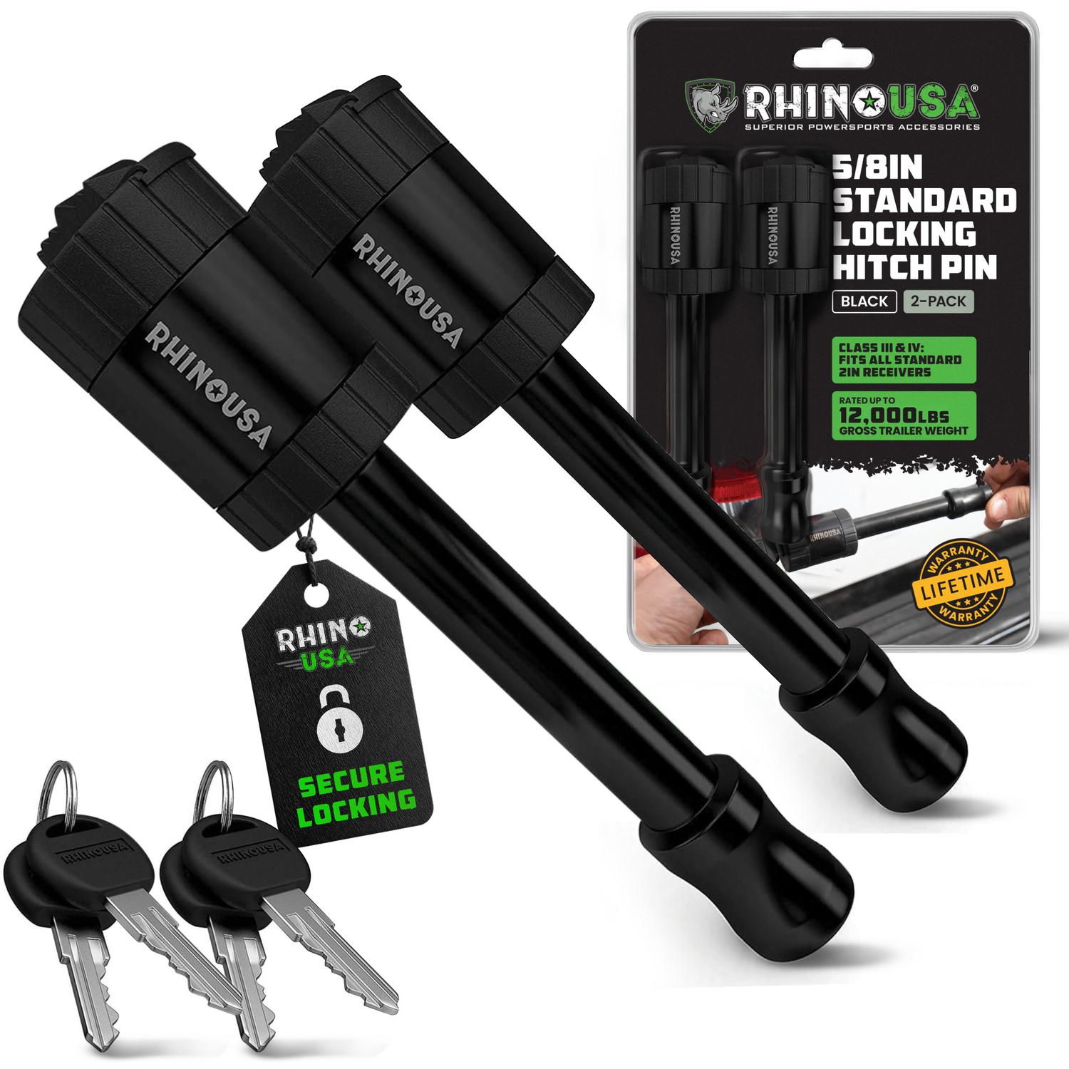 2" Locking Trailer Hitch Pin