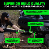 30' Tow Strap & D-Ring Shackle Set Combo