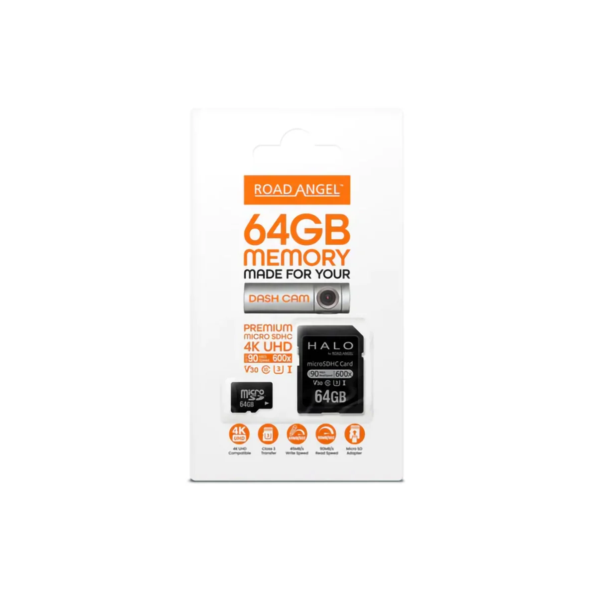 ROAD ANGEL 64GB MicroSD Card ZZ2