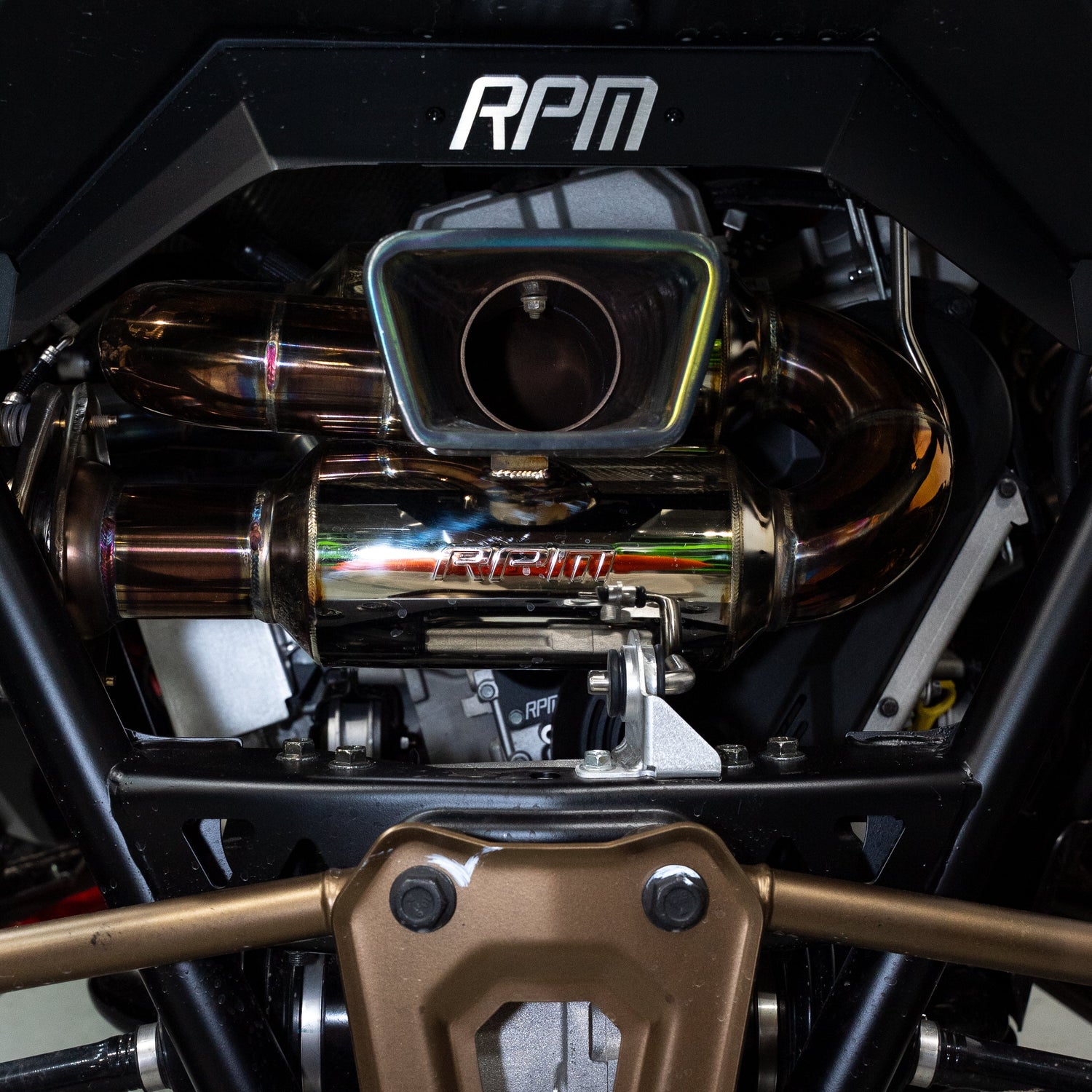 RPM Polaris RZR Pro R 3" DUAL Sport Muffler W/ 3" Tip