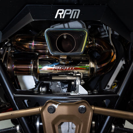 RPM Polaris RZR Pro R 3" DUAL Sport Muffler W/ 3" Tip