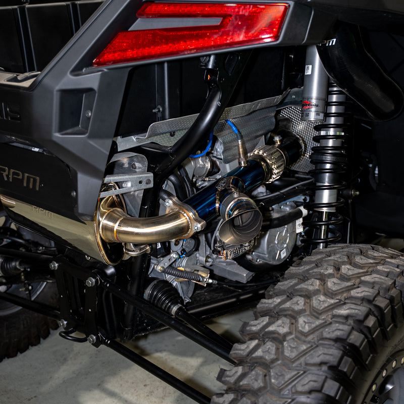 RPM Polaris RZR TITANIUM E-Valve 3" Electronic Dump Valve Exhaust - XPT, Pro XP, Pro S, Turbo R, Turbo S