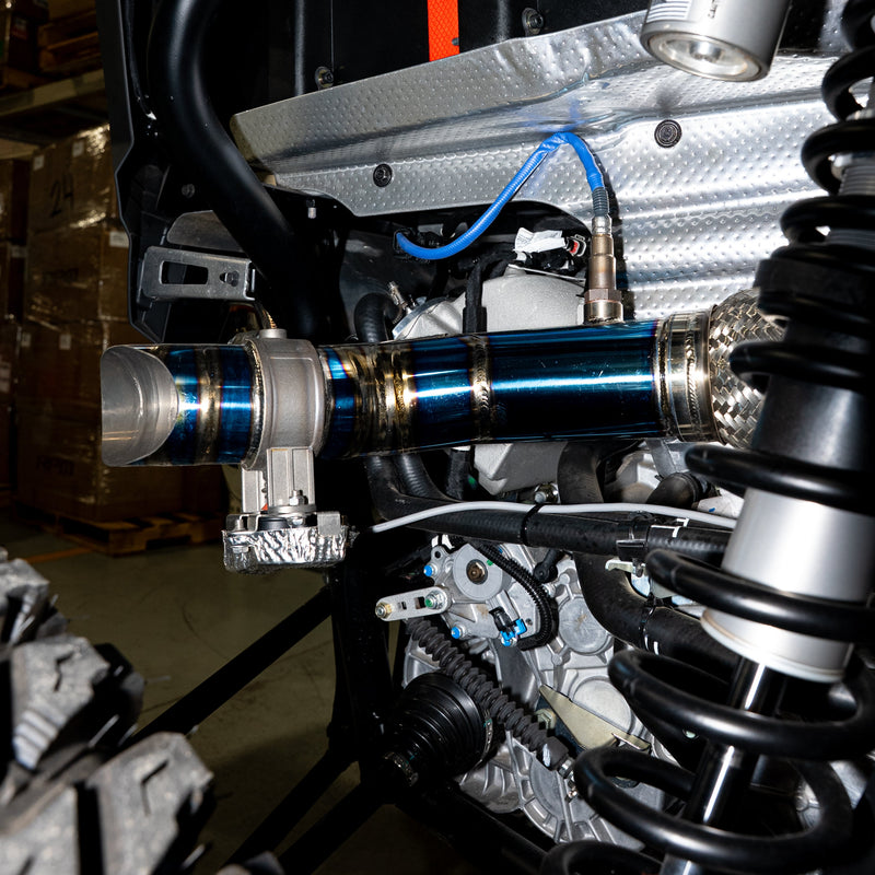 RPM Polaris RZR TITANIUM E-Valve 3" Electronic Dump Valve Exhaust - XPT, Pro XP, Pro S, Turbo R, Turbo S