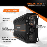 PRV RS2200 BASS 1 Ohm Amplifier PRV Audio