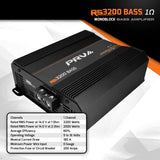 PRV RS3200 BASS 1 Ohm Amplifier PRV Audio