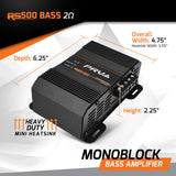 PRV RS500 BASS 2 Ohm Amplifier PRV Audio