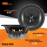 PRV Audio RS65-PRO 6.5" Full-Range Car Speakers Pair