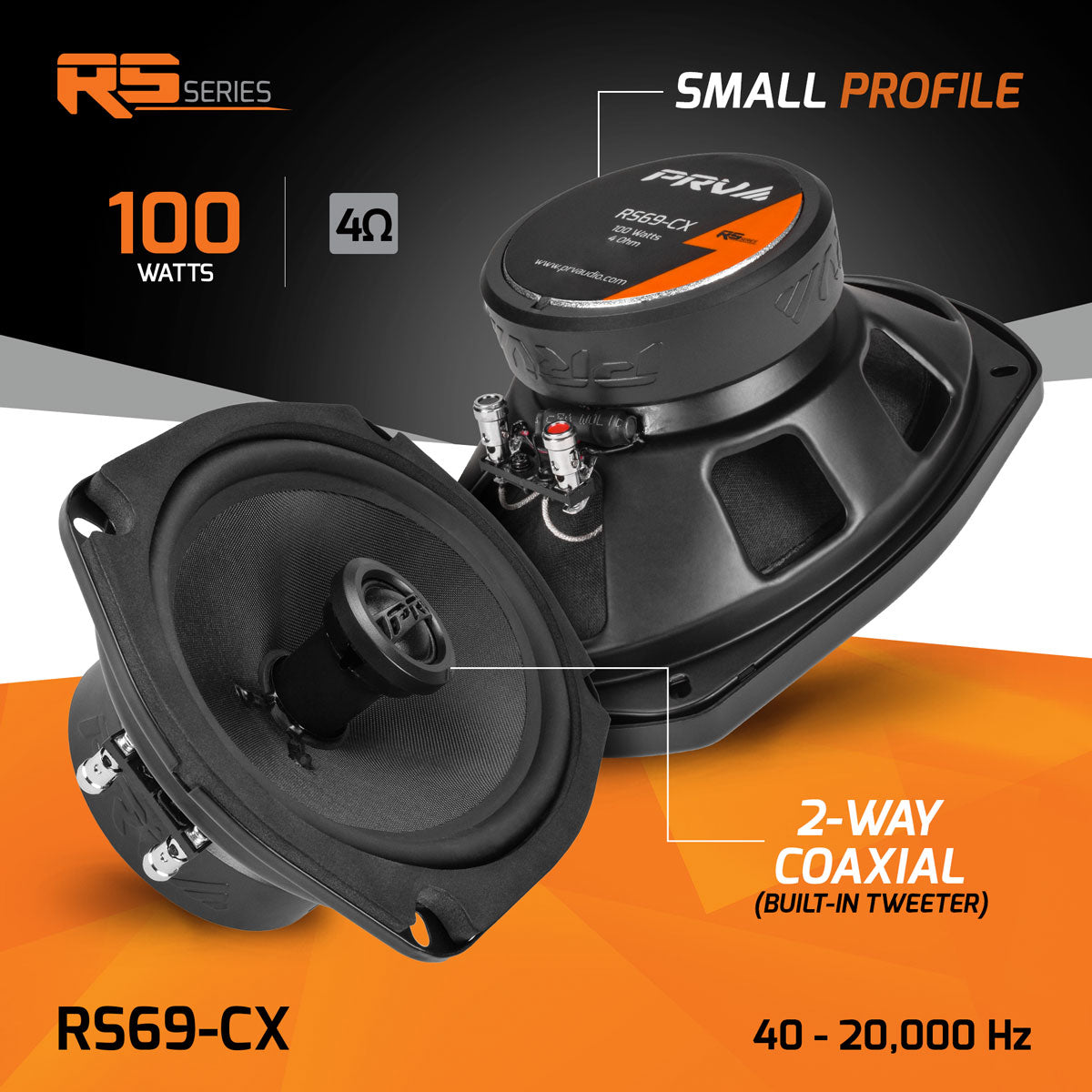 PRV RS69-CX (PAIR) Coaxial PRV Audio