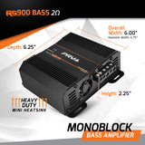 PRV Audio RS900 BASS 2 Ohm Monoblock Subwoofer Amplifier