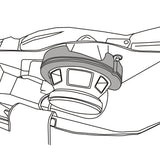 Harley-Davidson 8" Saddlebag Speaker Adapter Kit for models 2014–2023