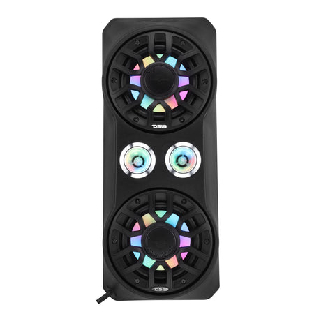 Polaris RZR Pro Waterfall Center Console Enclosure for 2020+ Models – Preloaded with 6.5" Speakers & 2.3" Tweeters | Digital LED Lights