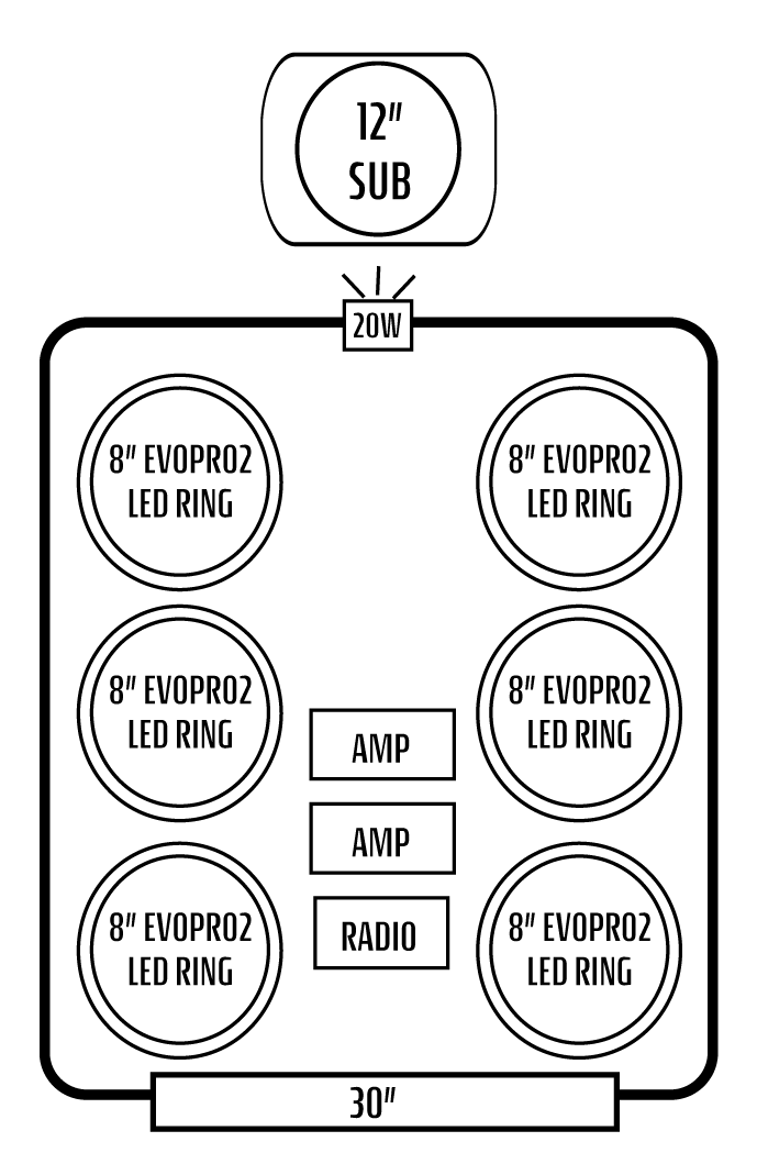 2025+ Polaris RZR Pro S Stereo Tops (2-Seat)