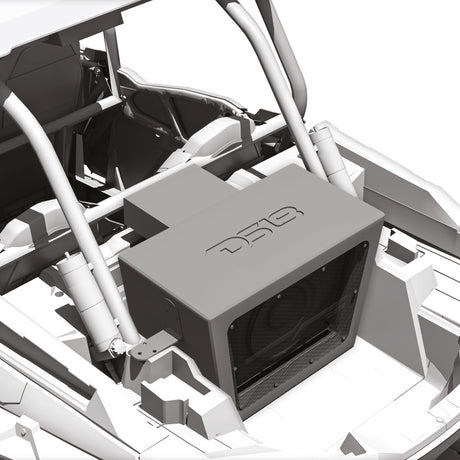 Polaris RZR PRO/XP 10" Bandpass Subwoofer Enclosure for Rear Cargo Box with Digital LED Lights | EXL-X10.2D Preloaded