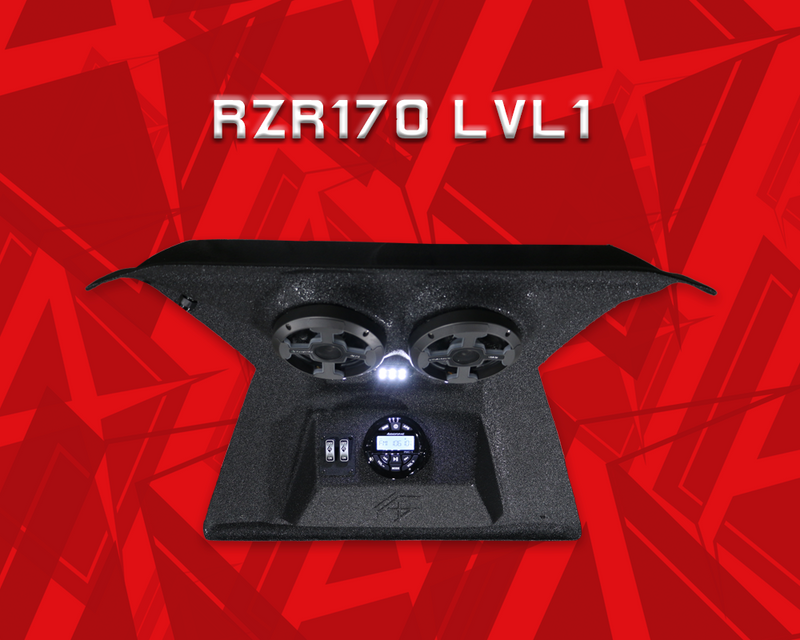 2009+ Polaris RZR 170 Stereo Tops (2-Seat)