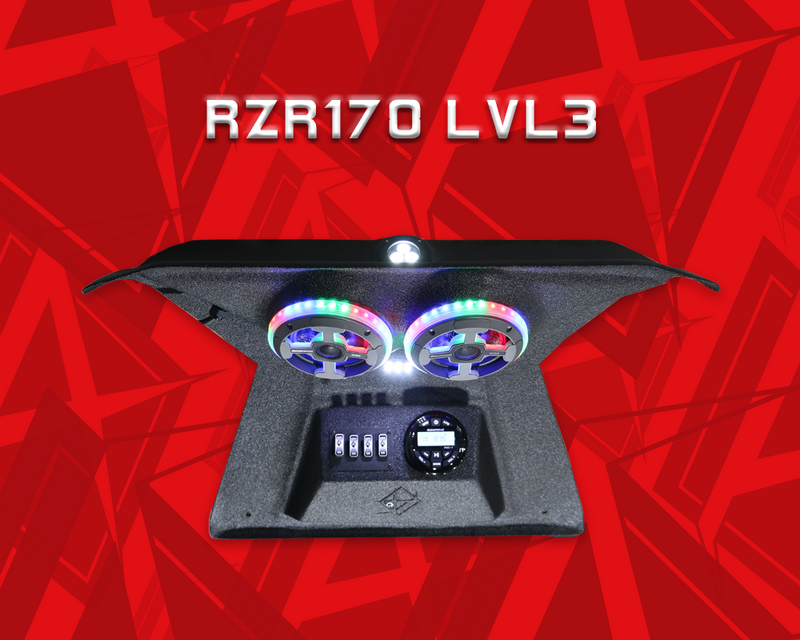 2009+ Polaris RZR 170 Stereo Tops (2-Seat)