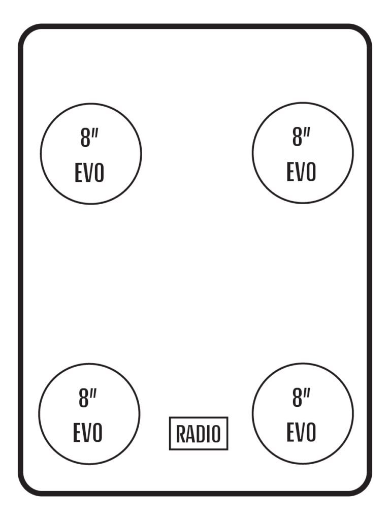 2018+ Polaris RZR Turbo S 4 Stereo Tops (4-Seat)