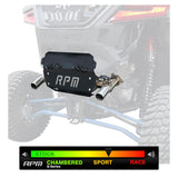 RPM RZR PRO XP & Turbo R/Pro S E-Valve Muffler - Dual Tip Captains Choice Exhaust - 2020-2026 PRO XP & TURBO R