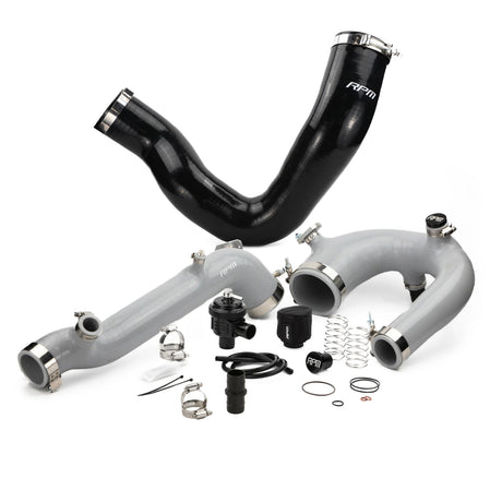 RPM Polaris RZR Turbo R & PRO XP/S Turbo Silicone Intake J-Tube, Charge Tube W/ BOV, & Intake Tube KIT